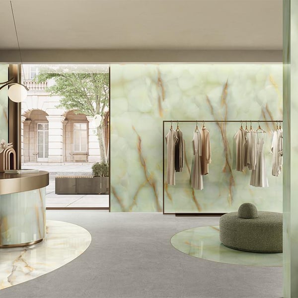 Πλακάκι Tele Di Marmo Pure Onyx Giada γυαλιστερό 60x120 cm  